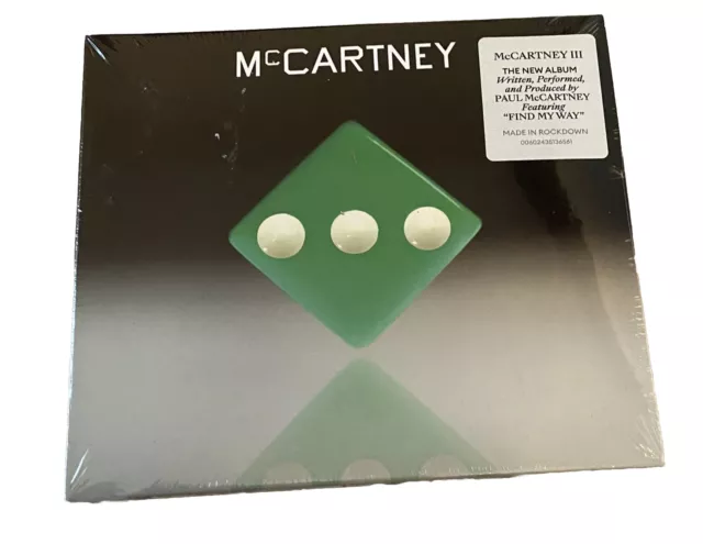 💿 PAUL MCCARTNEY - III - GREEN DIE COVER CD - HMV Exclusive! (The ...