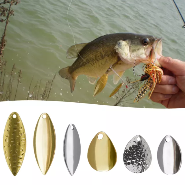 Metal Fishing Lure Spinnerbait Blade DIY Lure Kit Making Tool Tackle Accessories