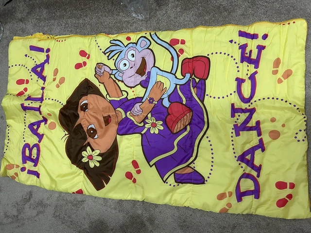 DORA THE EXPLORER Girl's Sleeping Bag Slumber Dance/Baila