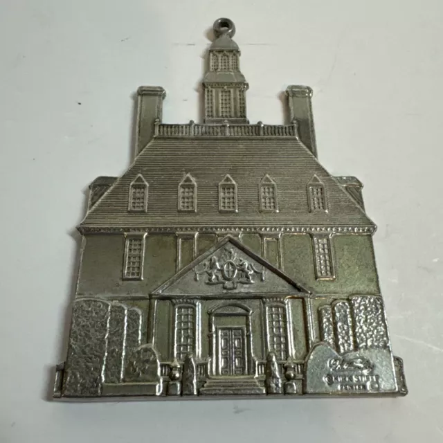Kirk Stieff Pewter Ornament Colonial Williamsburg Governor’s Palace
