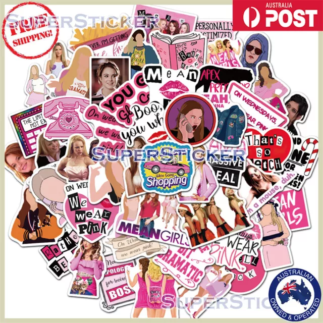 50pcs Mean Girl 1 Stickers