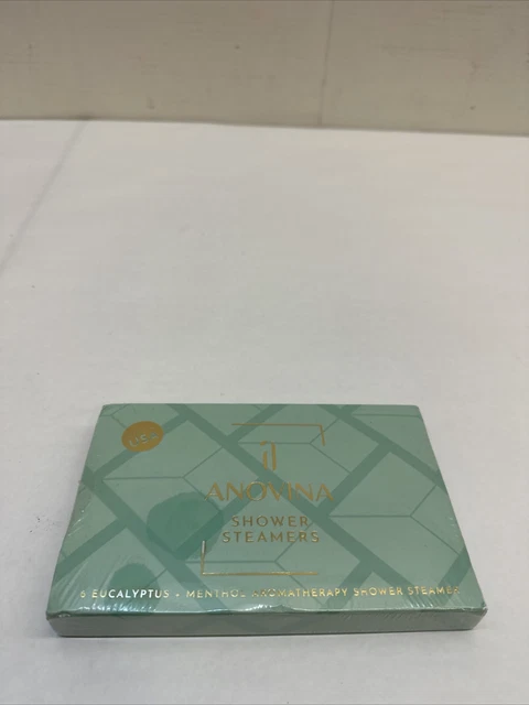 Paquete de 6 vaporizadores de ducha Anovina aromaterapia de eucalipto