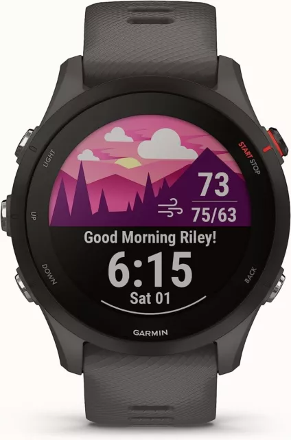 Garmin Forerunner 255 Grey GPS Running Smartwatch W/ Advanced Training Features