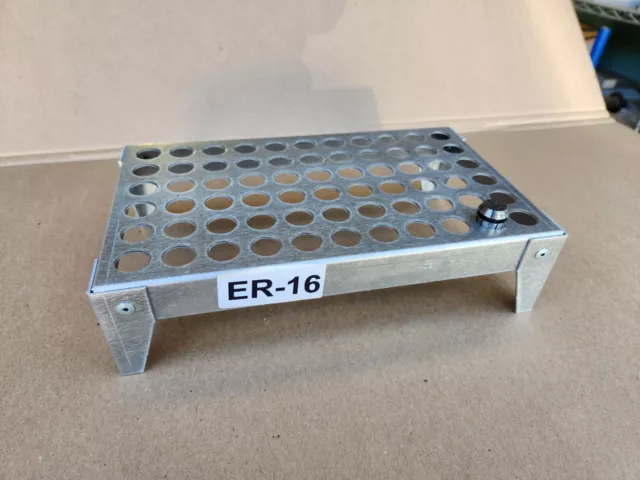 ER16 Collets Stand Holder, hold up to 66 collets, made in usa.