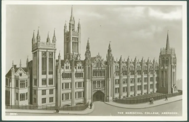 UK - 1930 Marischal College View, Aberdeen Scotland - PPC Vintage Postcard