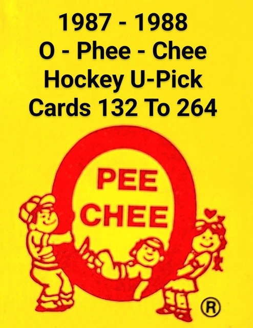 Pee Chee Vector 1987-88 O-PEE-CHEE Hockey Cards OPC - High Grade - U-Pick - 132 To 264 ...