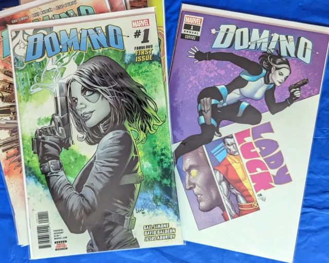 Domino (2018, Marvel) comic, first story arc #1-5 and Annual #1