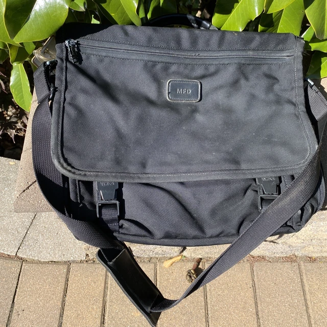 Tumi Alpha Ballistic Nylon Expandable Laptop Messenger Bag Carry On Briefcase
