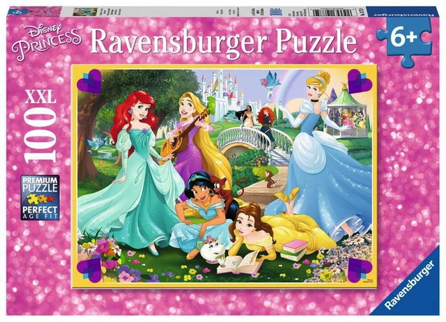 100 TEILE RAVENSBURGER Kinder Puzzle XXL Disney Princess Wage deinen ...