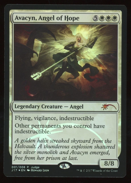 Avacyn, Angel of Hope - FOIL - MTG Judge Promos - RareCo Avacyn, Angel of Hope - FOIL - MTG Judge Promos - RareCo