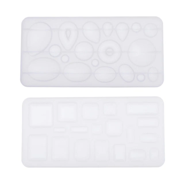 Clear Silicone Jewelry Pendant Mold DIY Resin Epoxy Charms Craft Mould Tool