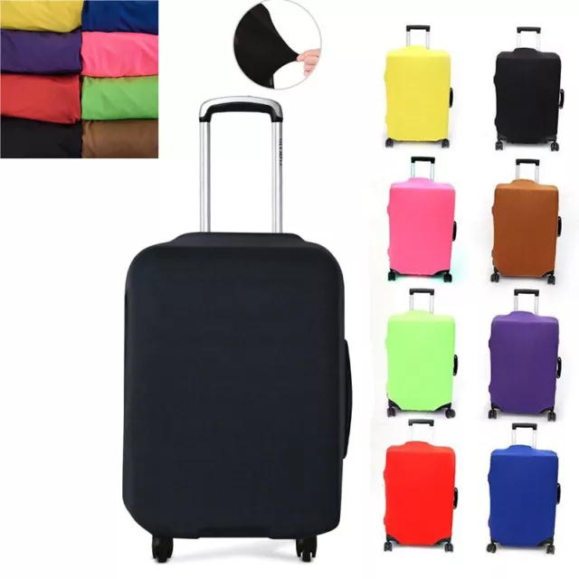 Travel Suitcase Luggage Cover Protector Elastic Anti-scratch Dustproof Solid