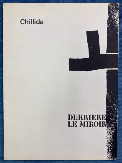 Derrière Le Miroir No. 183 Chilida 1970, m. org. Lithographien