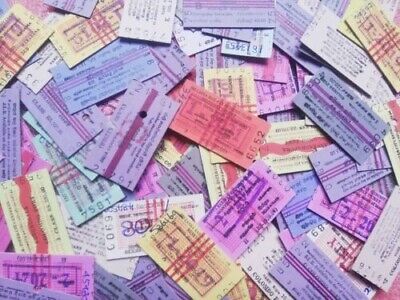 Used Sri Lanka Different Railway Train Tickets For Collectors Old Edmonson