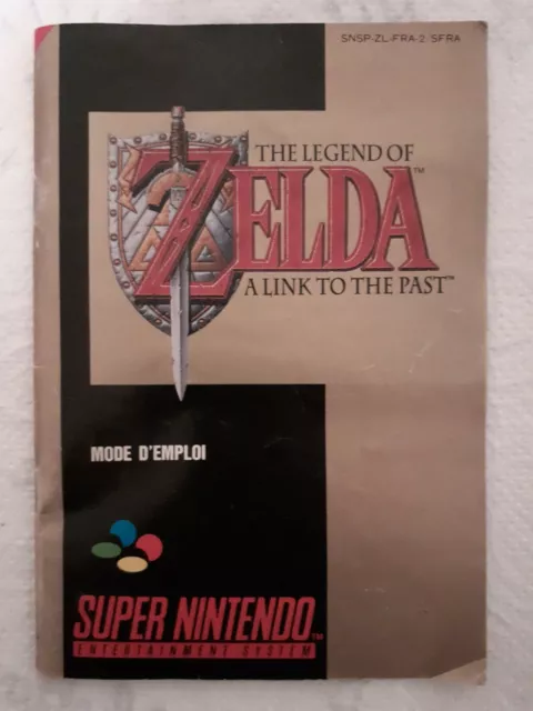Notice The Legend Of Zelda A Link To The Past version française