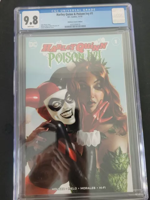 Harley Quinn & Poison Ivy #1 Cgc 9.8 Graded Dc 2019 Josh Middleton Variant Cover