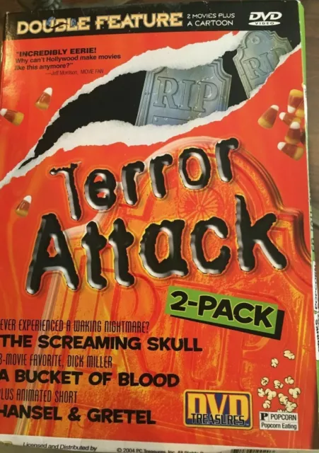 Terror Attack Double Feature The Screaming Skull/A Bucket Of Blood + Short DVD