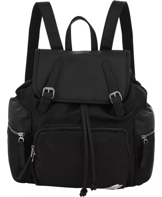 Kensie Backpack Flap Utility Handbag Purse Spacious Travel Tablet Compatible NWT