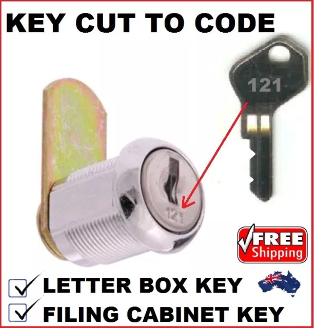 Fits STATEWIDE & NAMCO Filing Cabinet Keys Key Cut To Code Number FREE POST