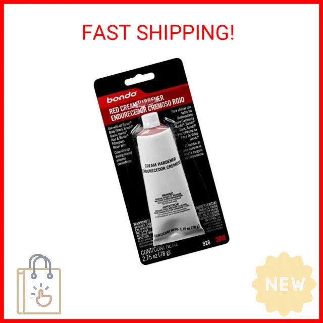 Bondo Red Cream Hardener, 00928, 2.75 oz