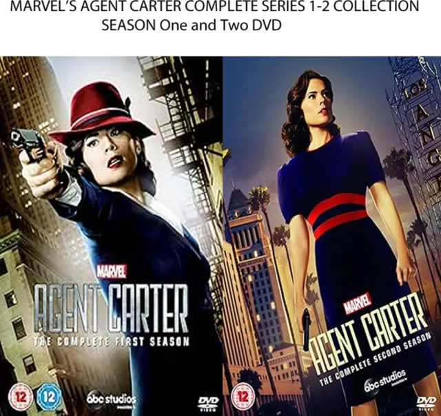 MARVEL'S AGENT CARTER COMPLETE SERIES 1-2 COLLECTION SEASON One and Two DVD UK