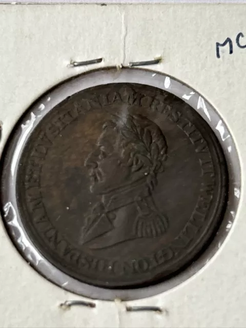 1812 Canada Halfpenny Token, Wellington Peninsular War Victories