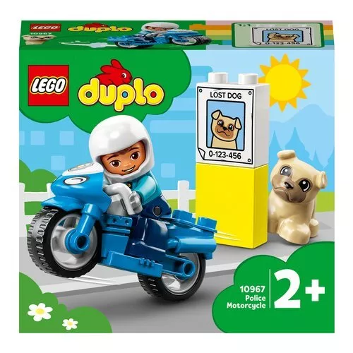 Costruzioni LEGO 10967 DUPLO TOWN Moto della polizia