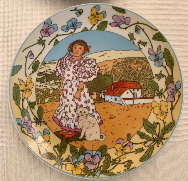Piatto decorativo Unicef serie "I nostri Bambini" Villeroy & Boch n.7