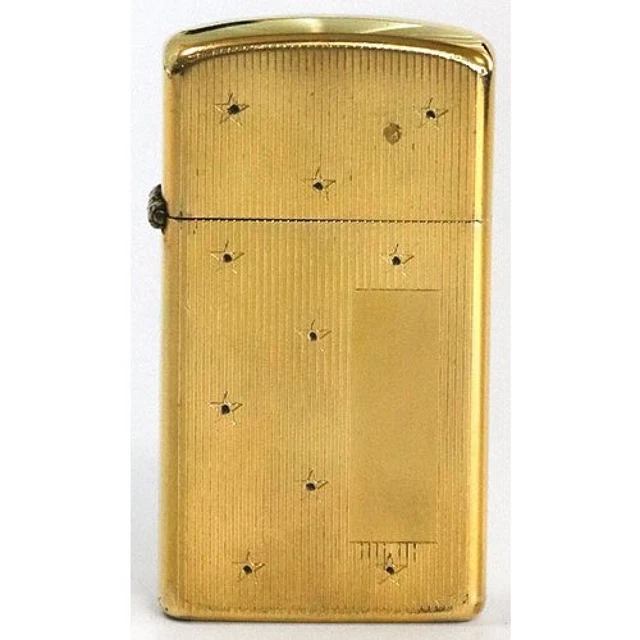 VINTAGE ZIPPO 1964 10K Gold Filled Star Pattern Oil Lighter £522.87