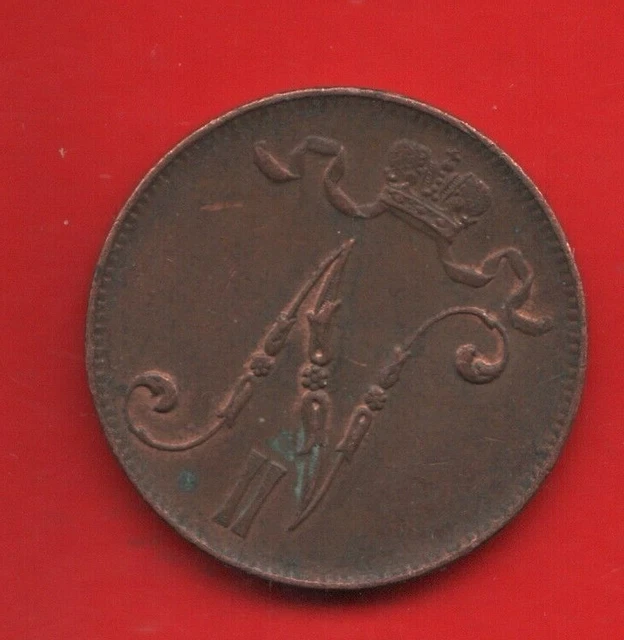 Finland 5 Pennia 1916