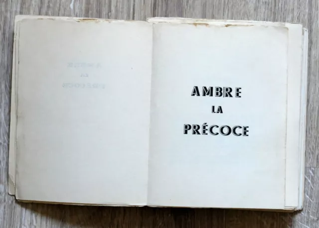 Curiosa. Gravure. ***** Ambre La Precoce ****** 1956. Complet Des 10 Gravures 2