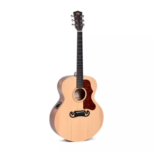 Sigma GJME - Guitare électro-acoustique Jumbo - Naturel satiné