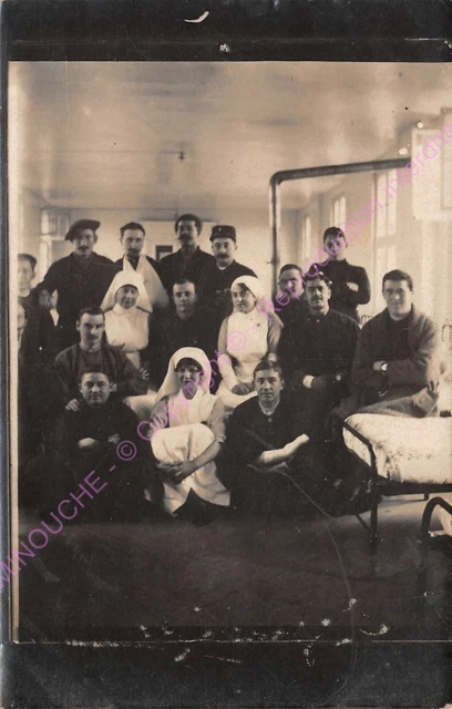 RPPC MILITARY PHOTO CARD Nursing Soldiers