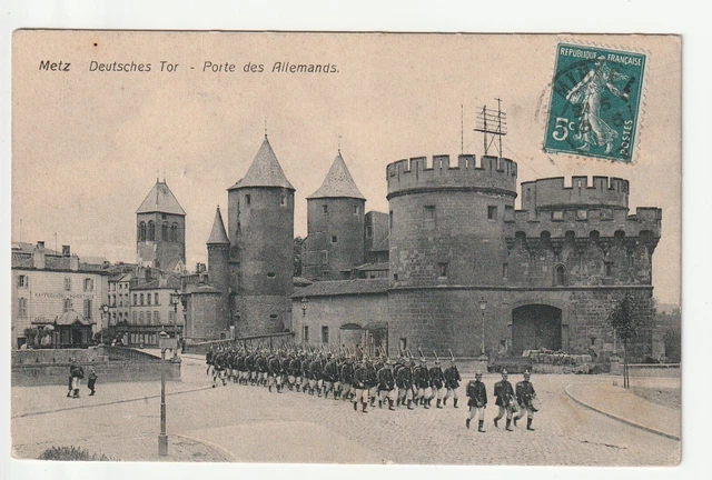 METZ  - Moselle - CPA 57 - Les portes - Porte des Allemands vue N° 22