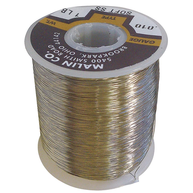 MALIN COMPANY 05-0201-014S Lockwire,Spool,0.0201 Dia,207.75ft