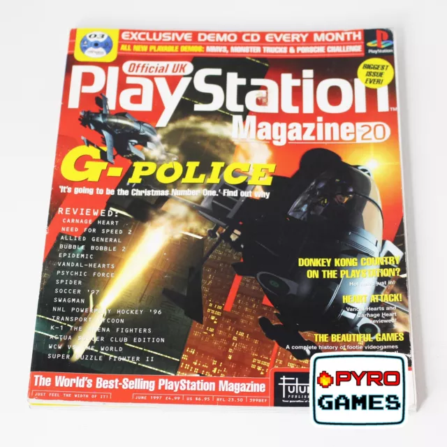 Official UK PlayStation Magazine - June 1997 - Issue 20 - G-Police