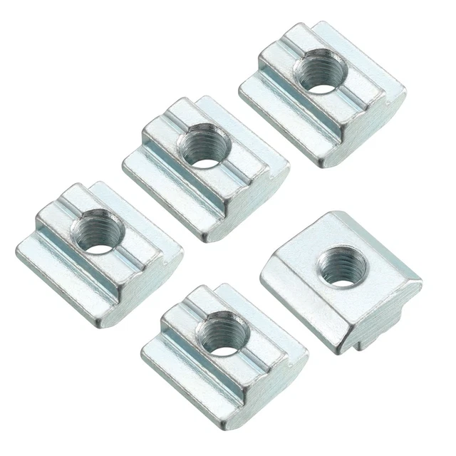 12 Pcs M8 Slide in T-Nut for 4545 Series Aluminum Extrusions Profile