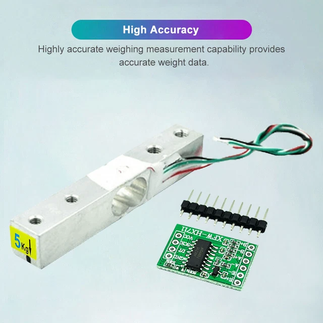 HX711 LOAD CELL Module 1KG 5KG 10KG 20KG AD Weight Module Electronic ...