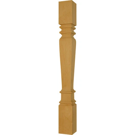 OSBORNE WOOD PRODUCTS 1735W 35 1/2 x 3 1/2 Square Islander Island Post in Black