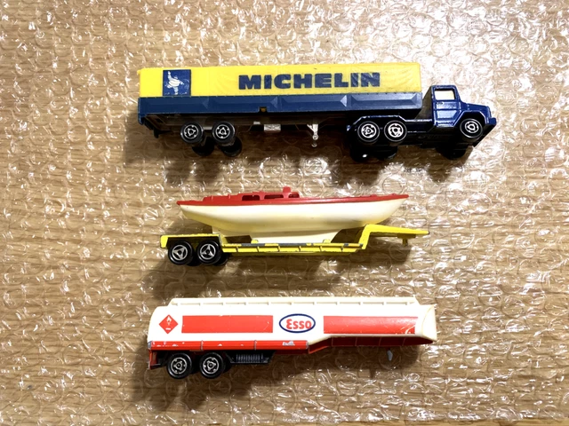 Majorette 241 – Saviem Bâché Michelin – Miniature 1/65 – Neuf Sous Blister Scellé – Rare