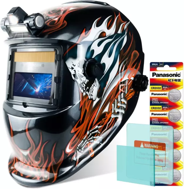 Welding Helmet Auto Darkening Welding Hood Solar Powered True Color Welding Mask