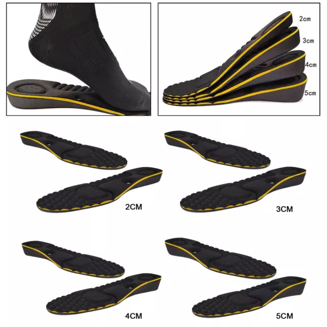 Solette altezza Soft Comfort Aumento dei cuscinetti per scarpe sportive per
