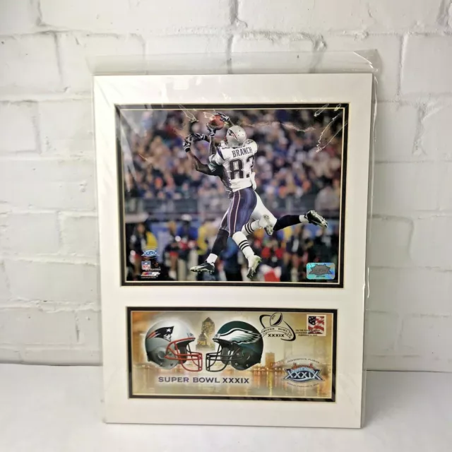 New England Patriots Collectible Super Bowl XXXIX Deion Branch Photo Cover