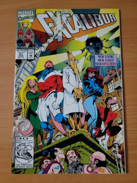 Excalibur #51 Direct Market Edition ~ NEAR MINT NM ~ 1992 Marvel Comics