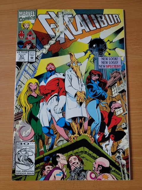 Excalibur #51 Direct Market Edition ~ NEAR MINT NM ~ 1992 Marvel Comics