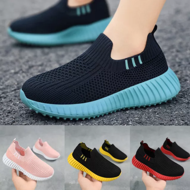 Boys Girls Kids Trainers Shoes Sneaker Children Infant Toddler Casual Shoes UK