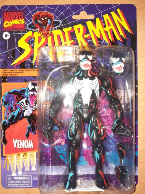 Venom Action Figur Marvel Legends Retro Collection Spider-Man Hasbro