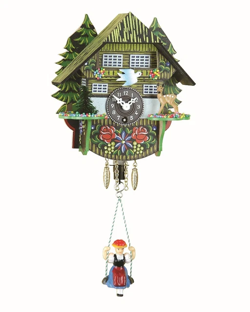 Pendulette Miniature Forêt-Noire Trenkle Maison TU 54 S, Horloge Murale Neuve