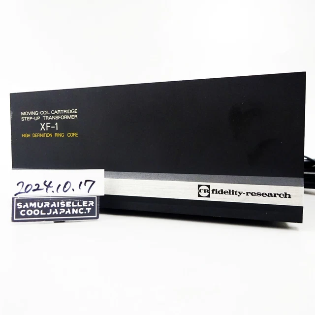 ごま fidelity research XF-1 FR Fidelity research XF-1 Step-up Transformer MC Cartridge