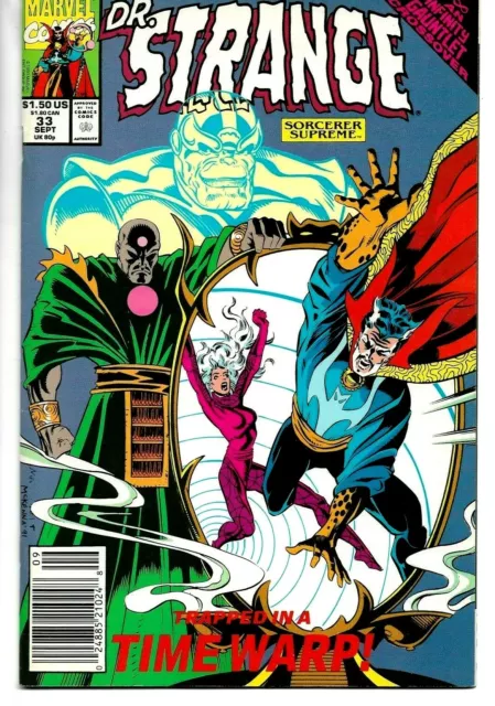 DR. STRANGE #33 Marvel Comics INFINITY CROSSOVER Thanos THE GREAT FEAR 1991 NM